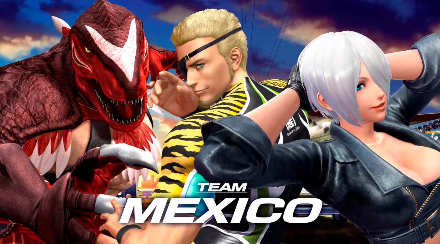 mira al equipo mexicano en acción en the king of fighter dying of the light película